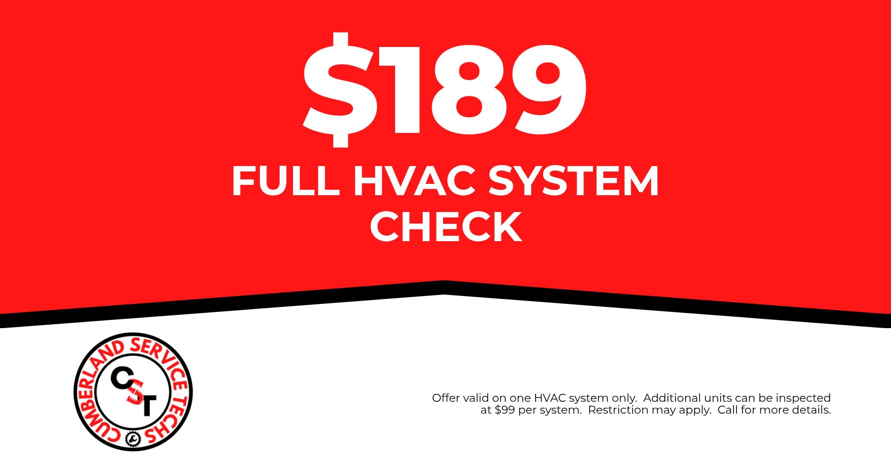 $189 full hvac system check
